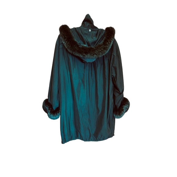 Vintage Ron Lee NY Oversize Sz Small Polyester Nylon Blend Coat Jacket - Picture 3 of 13